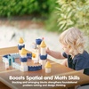 image:imagePlanToys Castle Blocks Wooden Montessori Building amp Imaginative Kids PlayCastle Blocks