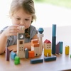 image:imagePlanToys Castle Blocks Wooden Montessori Building amp Imaginative Kids PlayCityscape Blocks
