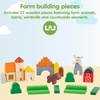 image:imagePlanToys Castle Blocks Wooden Montessori Building amp Imaginative Kids PlayCountry Blocks