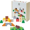 image:imagePlanToys Castle Blocks Wooden Montessori Building amp Imaginative Kids PlayCountry Blocks