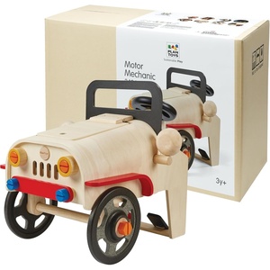 image:imagePlanToys Wooden Motor Mechanic Pretend Play Set Tools Bolts amp Dashboard