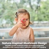 image:imagePlanToys Wooden Red Mushroom Kaleidoscope  Montessori Visual Exploration Toy for Sensory Play and Creative Thinking  Eco Friendly Wooden Toy for Imaginative and Outdoor PlayRed