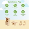 image:imagePlanToys Wooden Living Room Classic Set Montessori Dollhouse Kids ToyDining Room  Classic 2