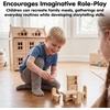 image:imagePlanToys Wooden Living Room Classic Set Montessori Dollhouse Kids ToyDining Room  Classic 2