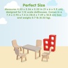 image:imagePlanToys Wooden Living Room Classic Set Montessori Dollhouse Kids ToyDining Room