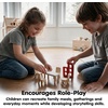 image:imagePlanToys Wooden Living Room Classic Set Montessori Dollhouse Kids ToyDining Room