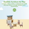 image:imagePlanToys Wooden Living Room Classic Set Montessori Dollhouse Kids ToyDining Roomorchard
