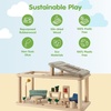 image:imagePlanToys Wooden Living Room Classic Set Montessori Dollhouse Kids ToyGathering Room