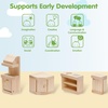 image:imagePlanToys Wooden Living Room Classic Set Montessori Dollhouse Kids ToyKitchen Setclassic