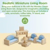 image:imagePlanToys Wooden Living Room Classic Set Montessori Dollhouse Kids ToyToy