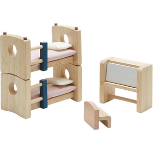image:imagePlanToys Wooden Living Room Classic Set Montessori Dollhouse Kids ToyChildrens Room 2