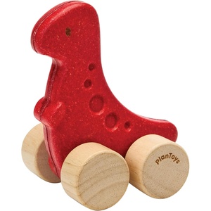 image:imagePlanToys Dino Rex Car Wooden Dinosaur Push amp Pull Toy for Kids 12 MonthsDino Rex