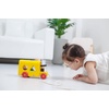 image:imagePlanToys Sorting Bus Pull Toy  Sustainably Made from Rubberwood Featuring OrganicPigment Coloring and WaterBased Dyes with 3 Colorful Shapes and PullAlong Bus