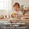 image:imagePlanToys Wooden Yellow Fish Castanet  Montessori Musical Toy for Sound and Rhythm Exploration  Eco Friendly Castanet Toy for Auditory Development and Fine Motor SkillsFish Castanet  Yellow