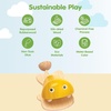 image:imagePlanToys Wooden Yellow Fish Castanet  Montessori Musical Toy for Sound and Rhythm Exploration  Eco Friendly Castanet Toy for Auditory Development and Fine Motor SkillsFish Castanet  Yellow