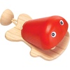 image:imagePlanToys Wooden Yellow Fish Castanet  Montessori Musical Toy for Sound and Rhythm Exploration  Eco Friendly Castanet Toy for Auditory Development and Fine Motor SkillsFish Castanet  Red