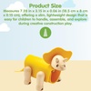 image:imagePlanToys DIY Triceratops Wood Dinosaur Toy for Kids  STEM Learning Construction Kit with Rubber amp Wood Parts  Educational Toy with Flashcard for Logical Thinking Creativity amp Motor Skills
