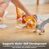 image:imagePlanToys DIY Triceratops Wood Dinosaur Toy for Kids  STEM Learning Construction Kit with Rubber amp Wood Parts  Educational Toy with Flashcard for Logical Thinking Creativity amp Motor Skills